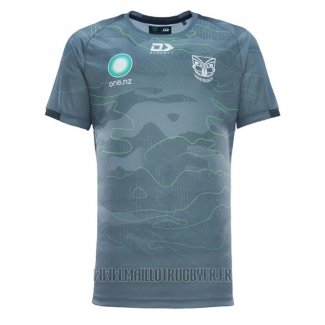 Maillot Nouvelle-Zelande Warriors Rugby 2024 Entrainement Gris