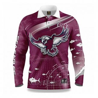 Maillot NRL Manly Warringah Sea Eagles Rugby 2022 Fish Finder