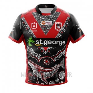 Maillot St George Illawarra Dragons Rugby 2019 Indigene