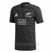 Maillot All Black Nouvelle-Zelande Rugby 2018 Gris