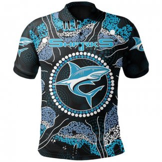 Maillot Polo Cronulla Sutherland Sharks Rugby 2021 Indigene