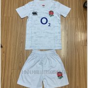 Maillot Enfant Kits Angleterre Rugby 2019-2020 Blanc