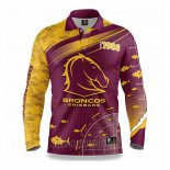 Maillot NRL Brisbane Broncos Rugby 2022 Fish Finder