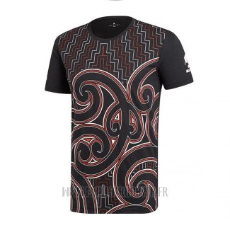 Maillot All Black Nouvelle-Zelande Maori Rugby 2019 Marron