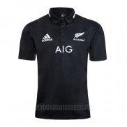 Maillot Polo Nouvelle-Zelande All Blacks Rugby 2020 Noir