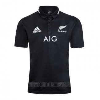 Maillot Polo Nouvelle-Zelande All Blacks Rugby 2020 Noir