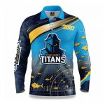 Maillot NRL Gold Coast Titans Rugby 2022 Fish Finder