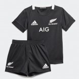 Maillot Enfant Kits Nouvelle-Zelande All Blacks Rugby 2019-2020 Domicile