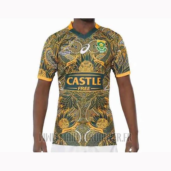 Maillot De Rugby Afrique Du Sud 2020 - T-shirt Sportif Homme - 100% Polyester Respirant - Tailles S à XXXL