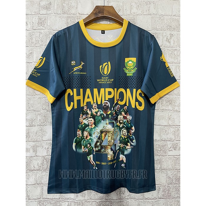 Maillot Afrique Du Sud Rugby 2023 World Cup Campeona