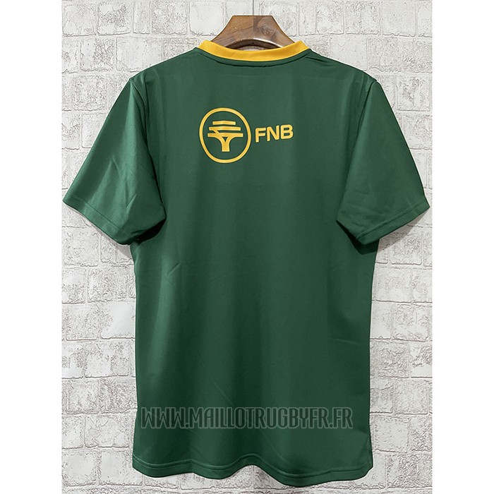 Maillot Afrique Du Sud Rugby 2024 Domicile Vert