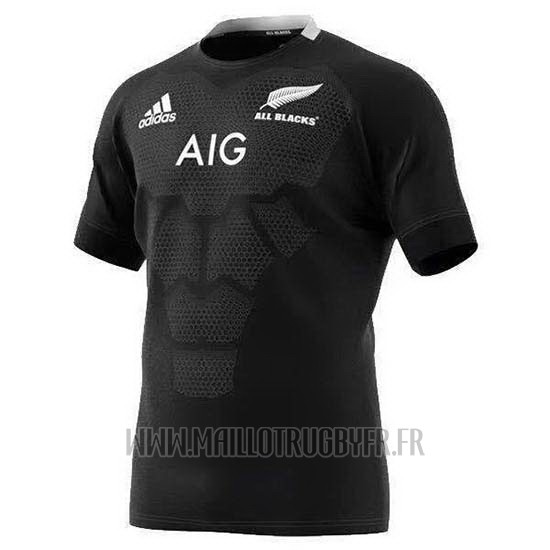 Maillot All Black Nouvelle-Zelande Rugby 2019-2020 Domicile
